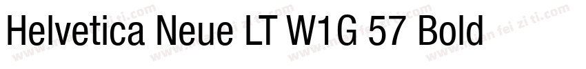 Helvetica Neue LT W1G 57 Bold conde字体转换